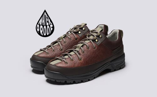Sneaker 70 | Mens Shoes in Brown on Vibram Sole | Grenson