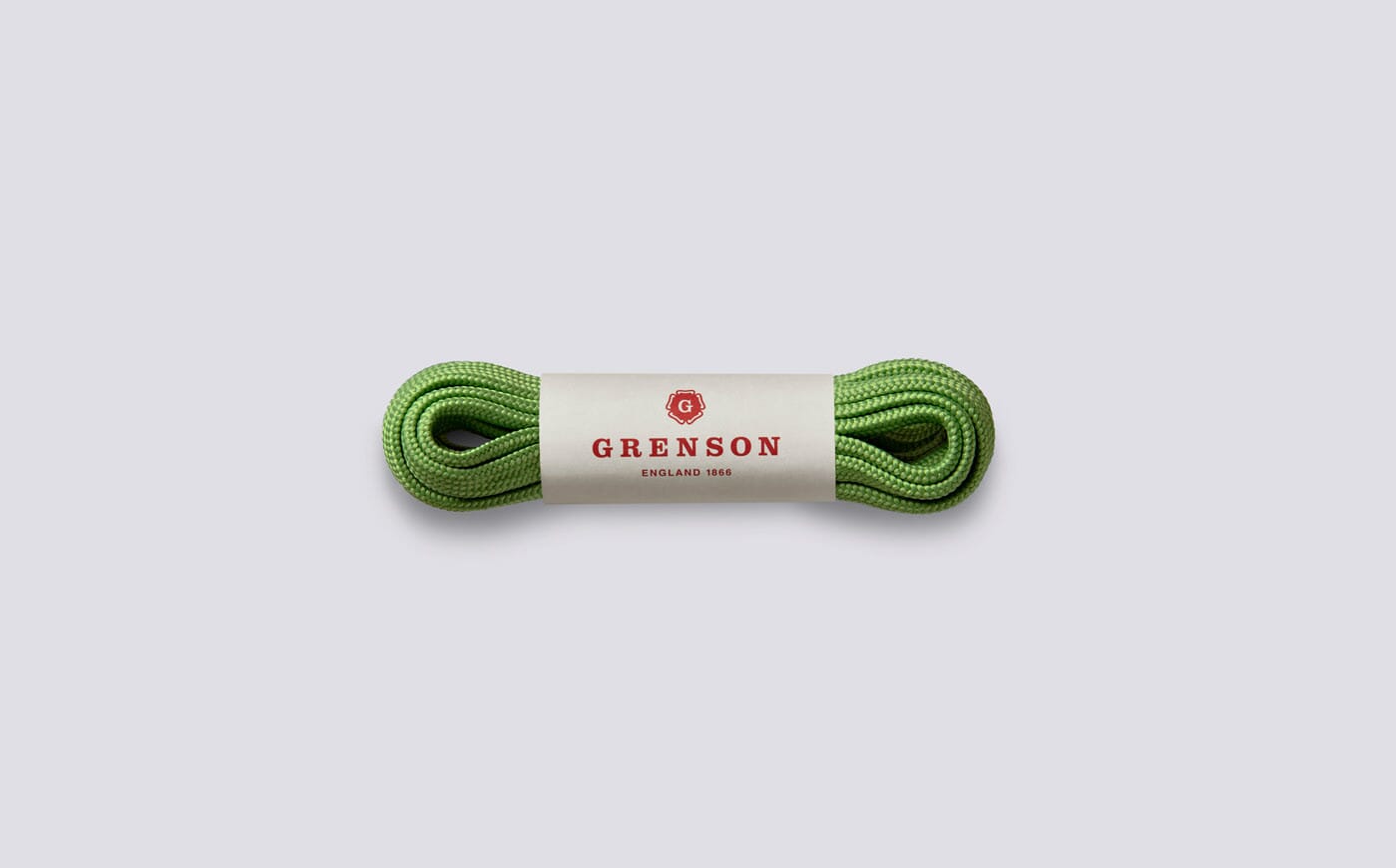 Flat Shoe Laces Green Unisex Shoe Laces 125cm Grenson