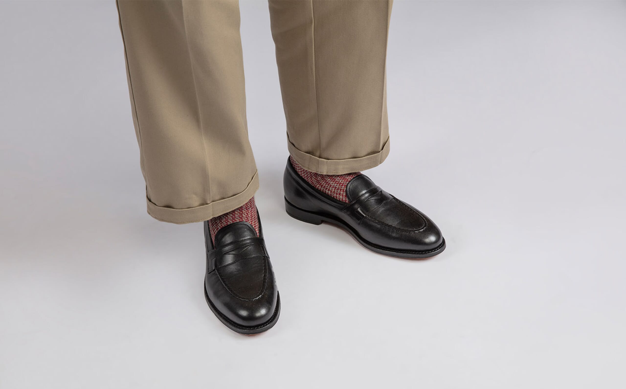 Lloyd | Black Loafers for Men with Leather Sole | Grenson Shoes