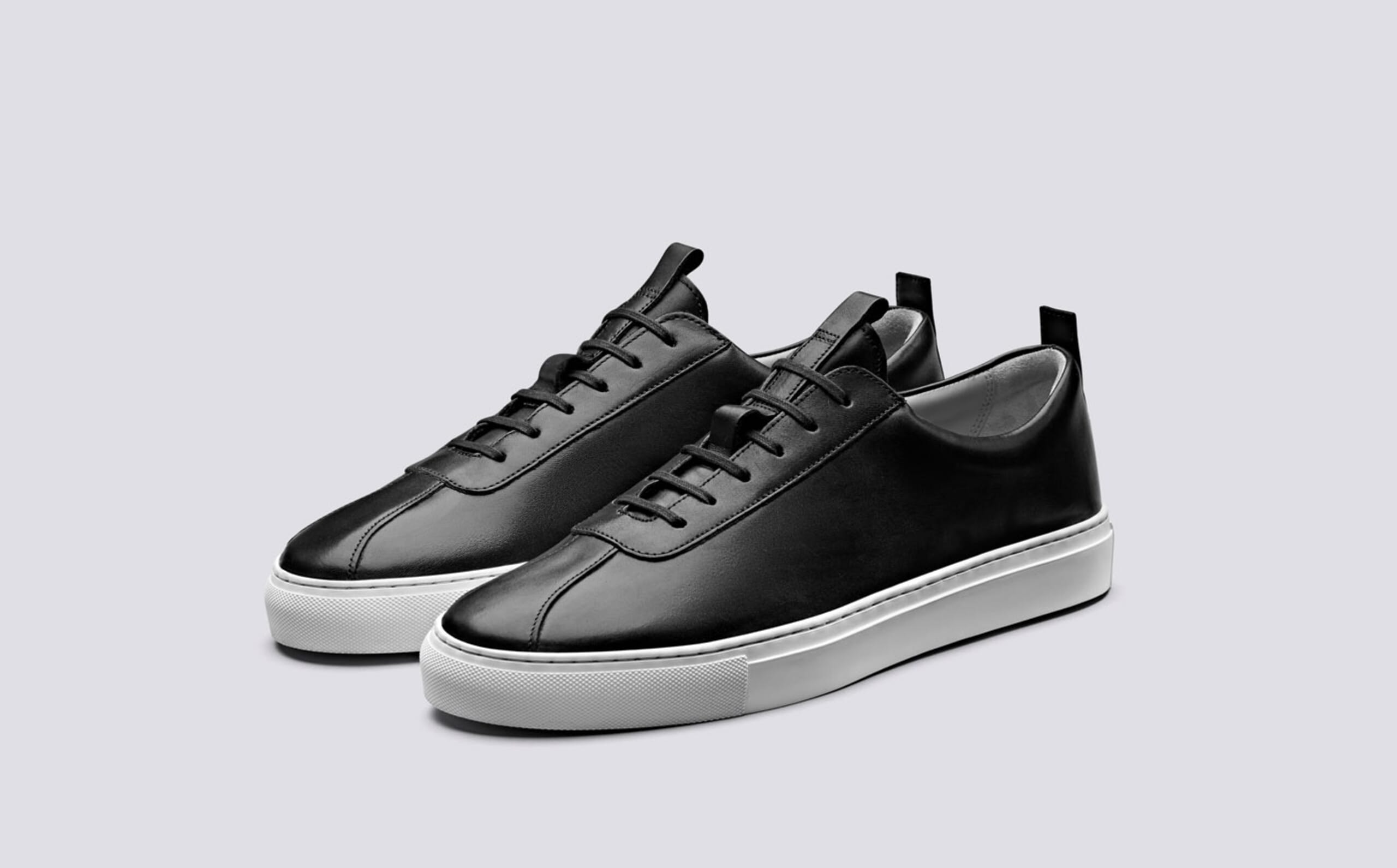 Sneaker 1 | Mens Sneakers in White Calf Leather and White 
