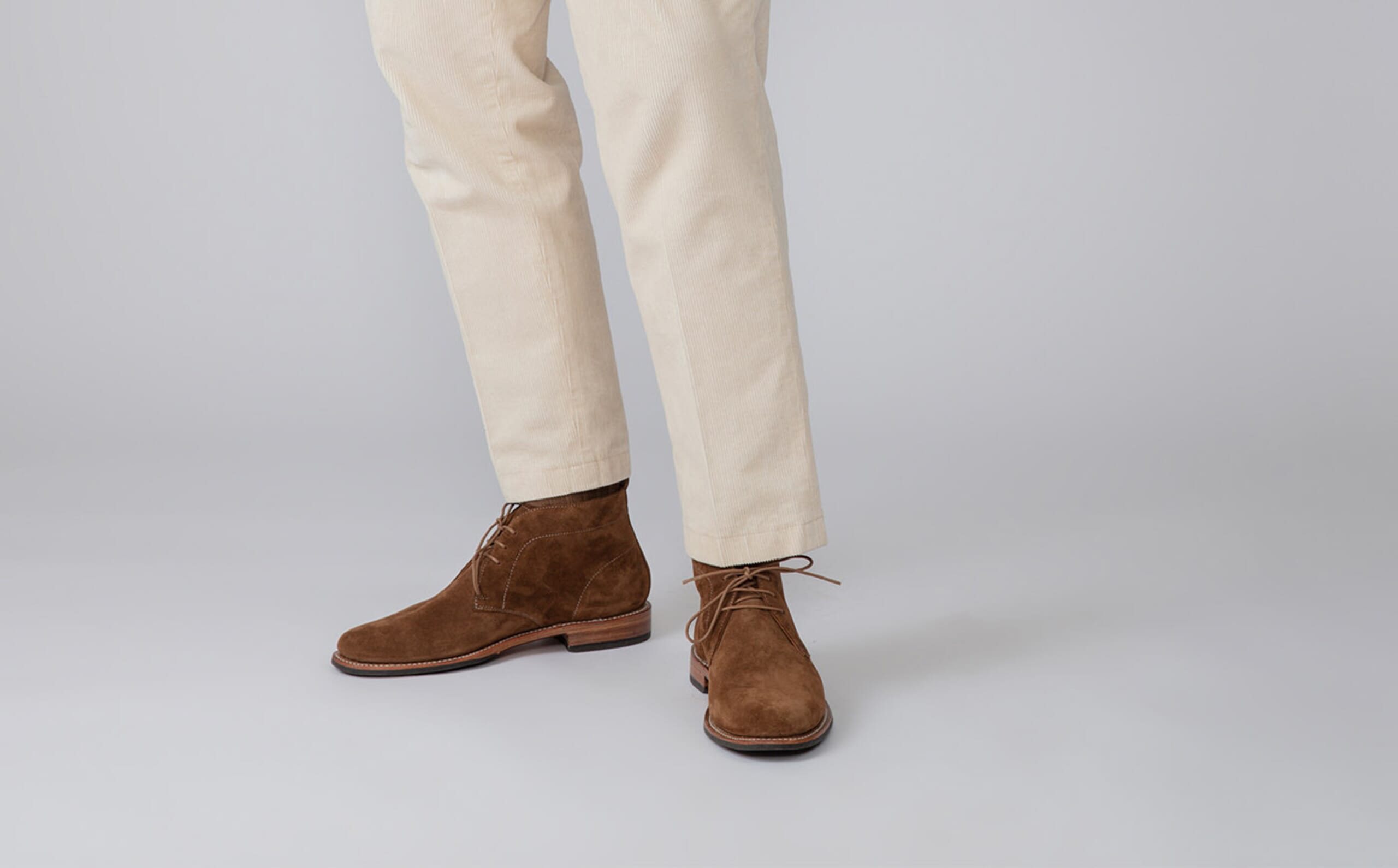 Grenson Oscar  UK12E /13 US Men\'s Chukka‎ Desert Suede Boots Crepe Alden x Frans Boone Chukka Snuff Suede on Crepe Sole – Frans  main image 4