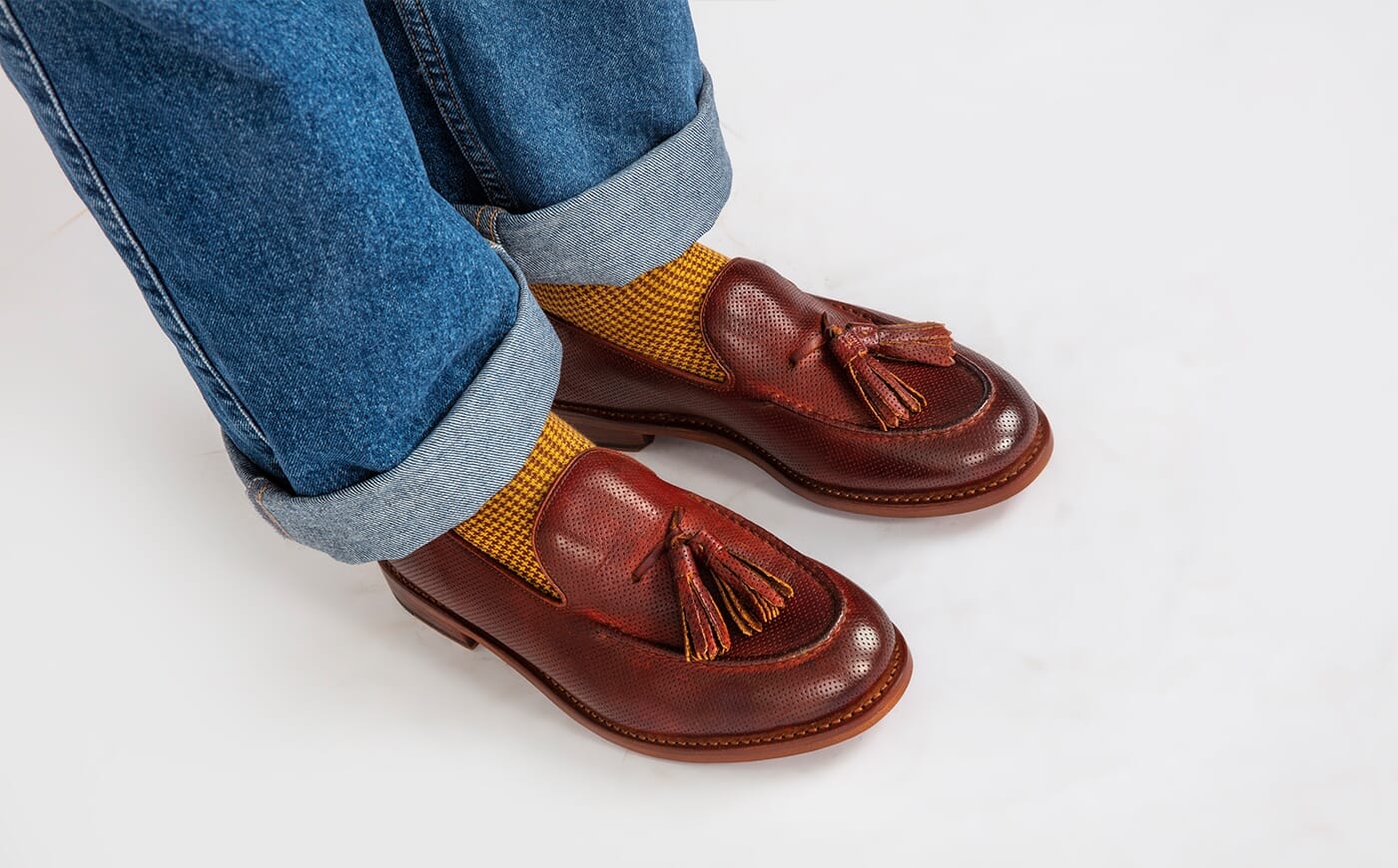 Grenson tassel loafers discount