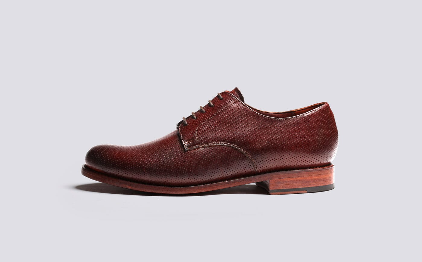 Grenson Curt $460 Derby US 11 (UK 10) NEW IN BOX Curt | Mens Derby Shoes in Light Tan Dipped Leather | Grenson main image 4