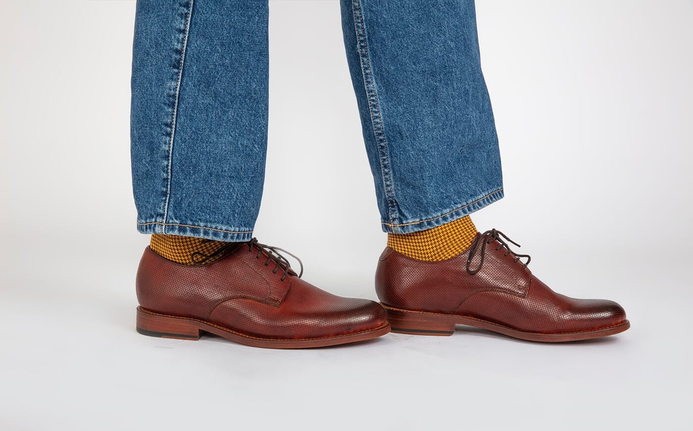 Grenson Curt $460 Derby US 11 (UK 10) NEW IN BOX Curt | Derby Shoes for Men in Tan Dipped Leather | Grenson main image 2