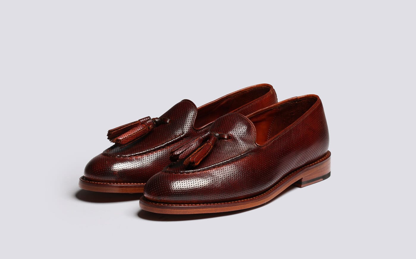 Miranda | Loafers for Women in Tan Dipped Leather | Grenson