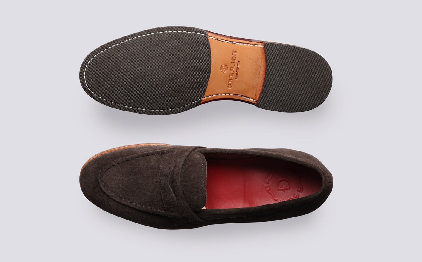 Lloyd Loafers for Men in Brown Suede Grenson