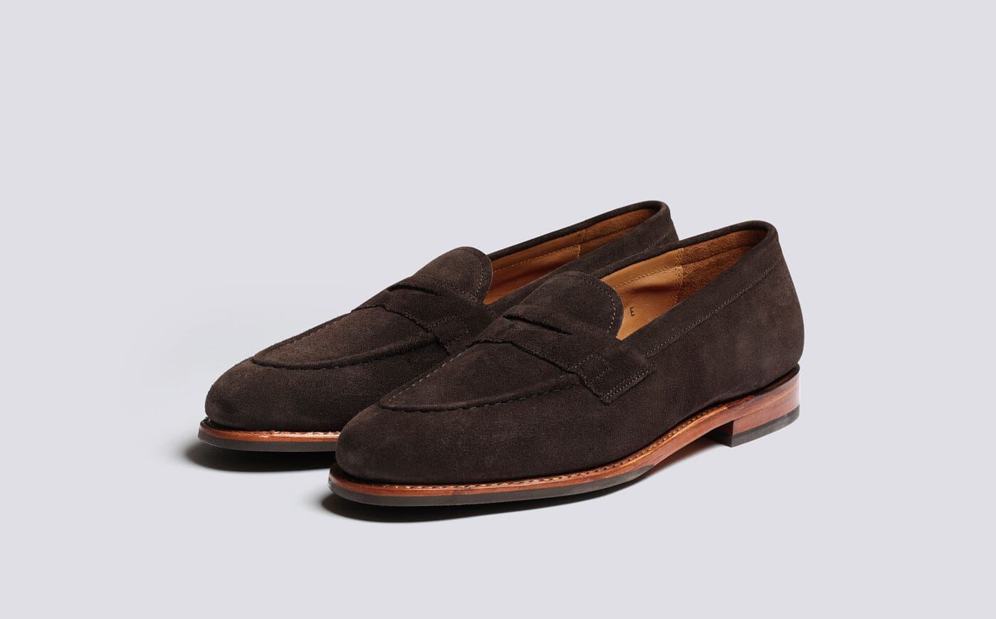 Lloyd | Mens Loafers in Brown Suede | Grenson