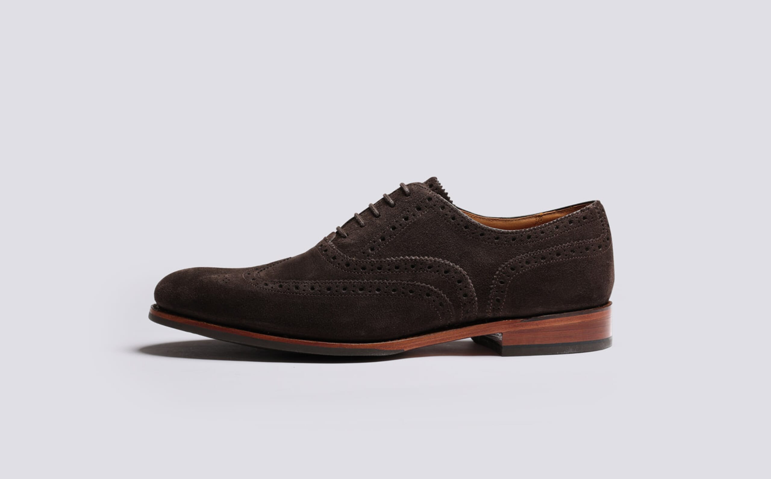 GRENSON DYLAN Brown Leather Oxfords Brogue Shoes  Men\'s UK Size 11E US 12E Grenson Footwear | Dylan Tan Brogue Leather Shoe main image 3