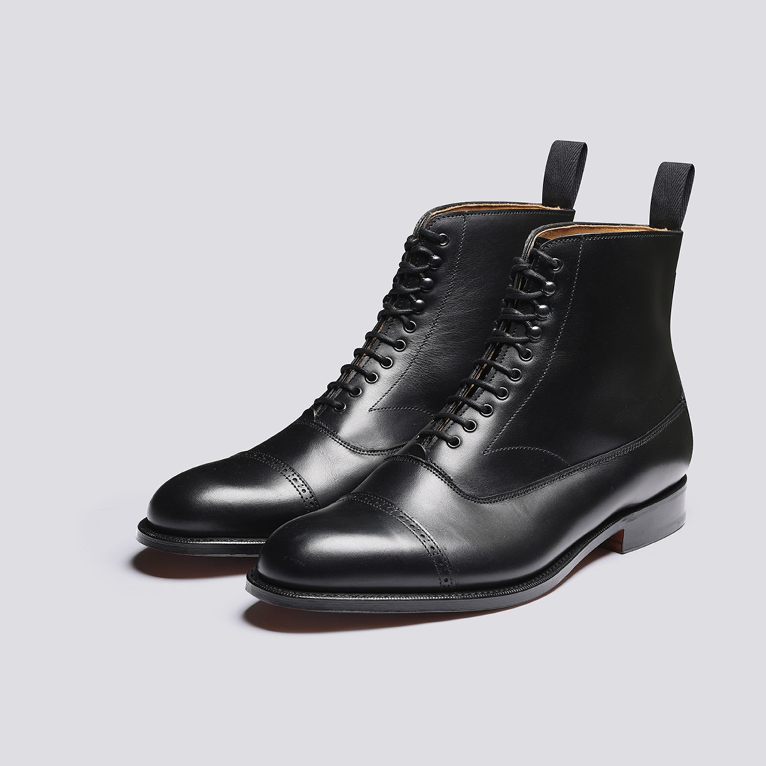 GRENSON | Balmoral Boots - Black Balmoral | Mens Boots in Black Calf Leather | Grenson main image 3