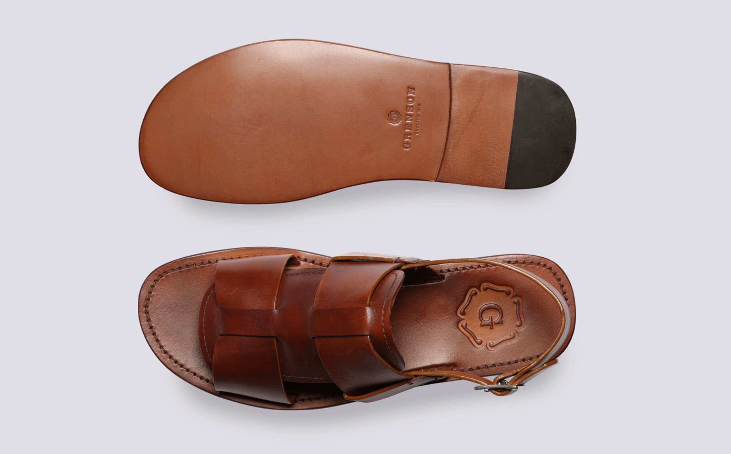 Grenson Wiley Nordstrom Leather Sandals Men\'s Size 8 wiley3_114294_side_print__1810  main image 3