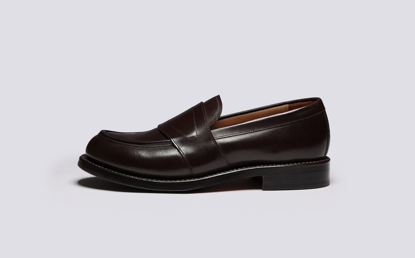 Susie Womens Loafers in Brown Leather Grenson