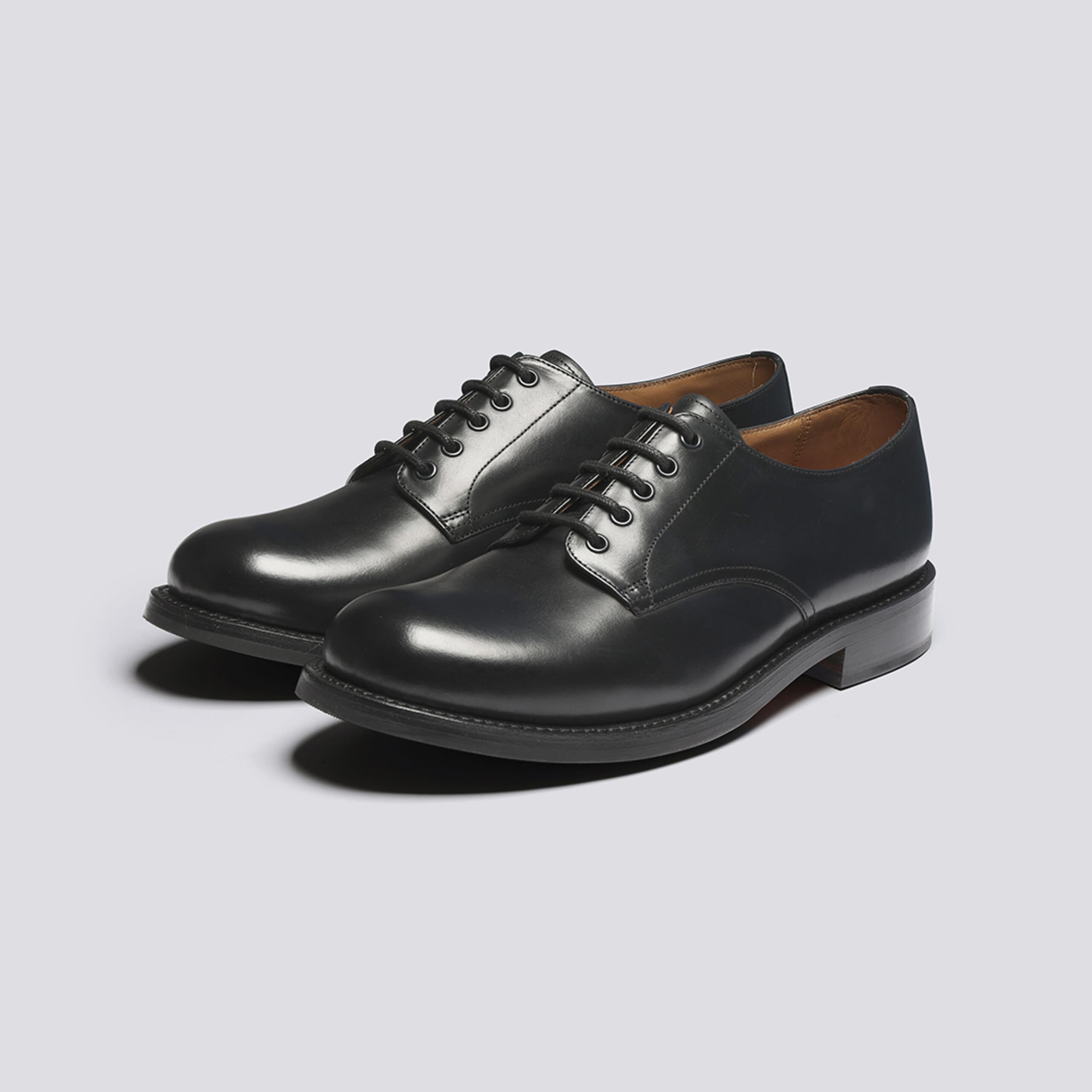 Darryl | Mens Derby Shoes in Black Leather | Grenson display picture 3