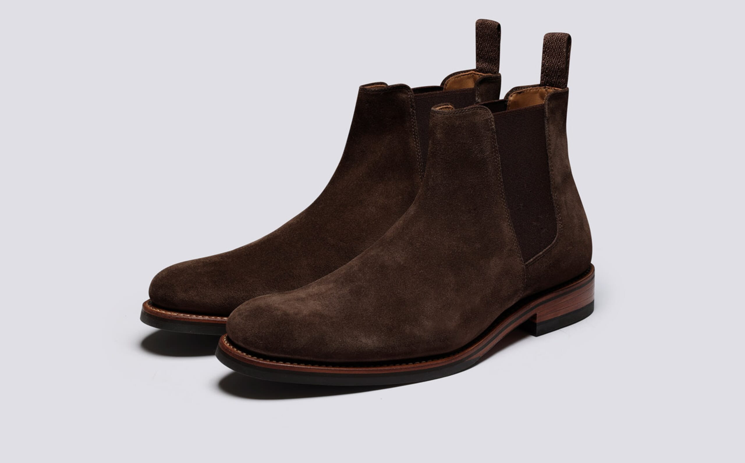 Declan | Chelsea Boots for Men in Black Calf | Grenson Shoes