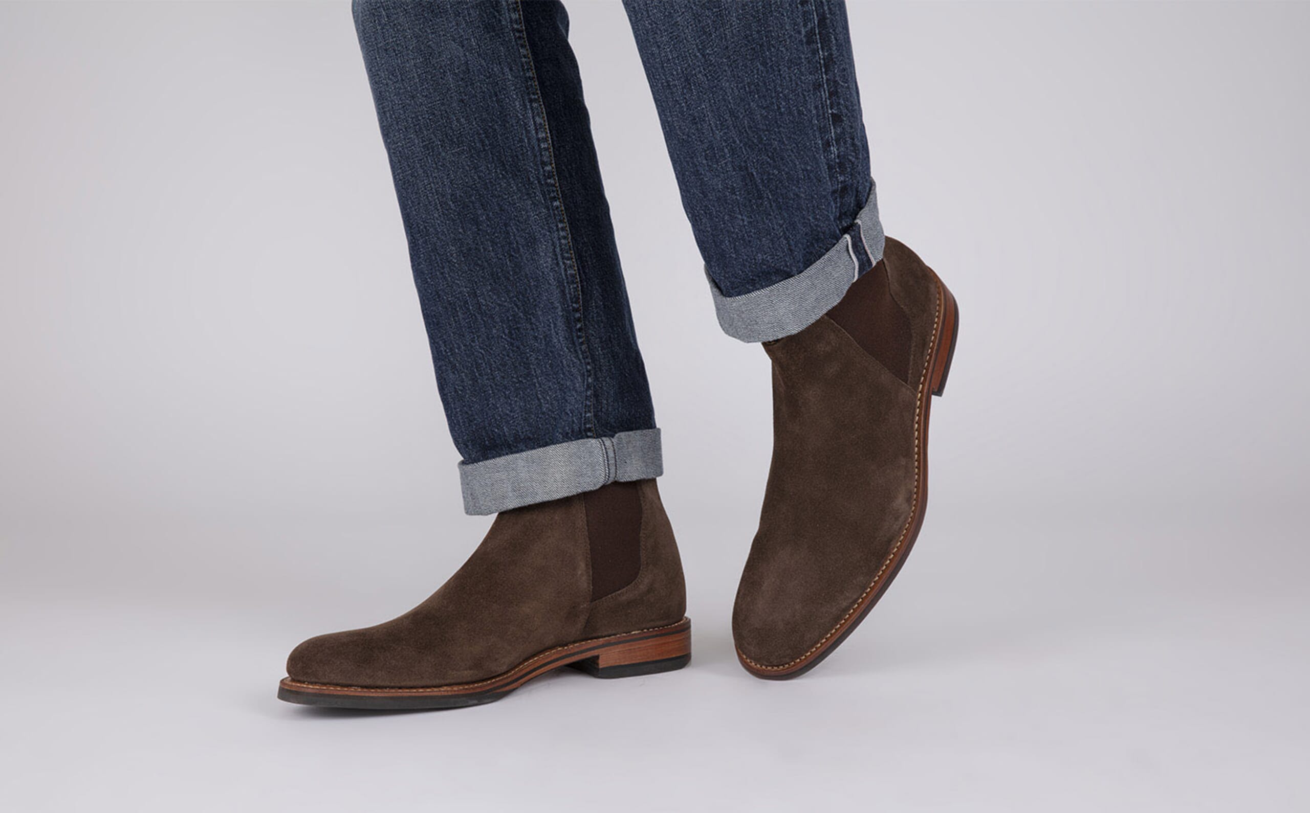 NEW HEELS Grenson Declan Chelsea Boots Snuff Suede Goodyear UK 10.5 / US 11.5 Declan | Chelsea Boots for Men in Black Calf | Grenson Shoes main image 4