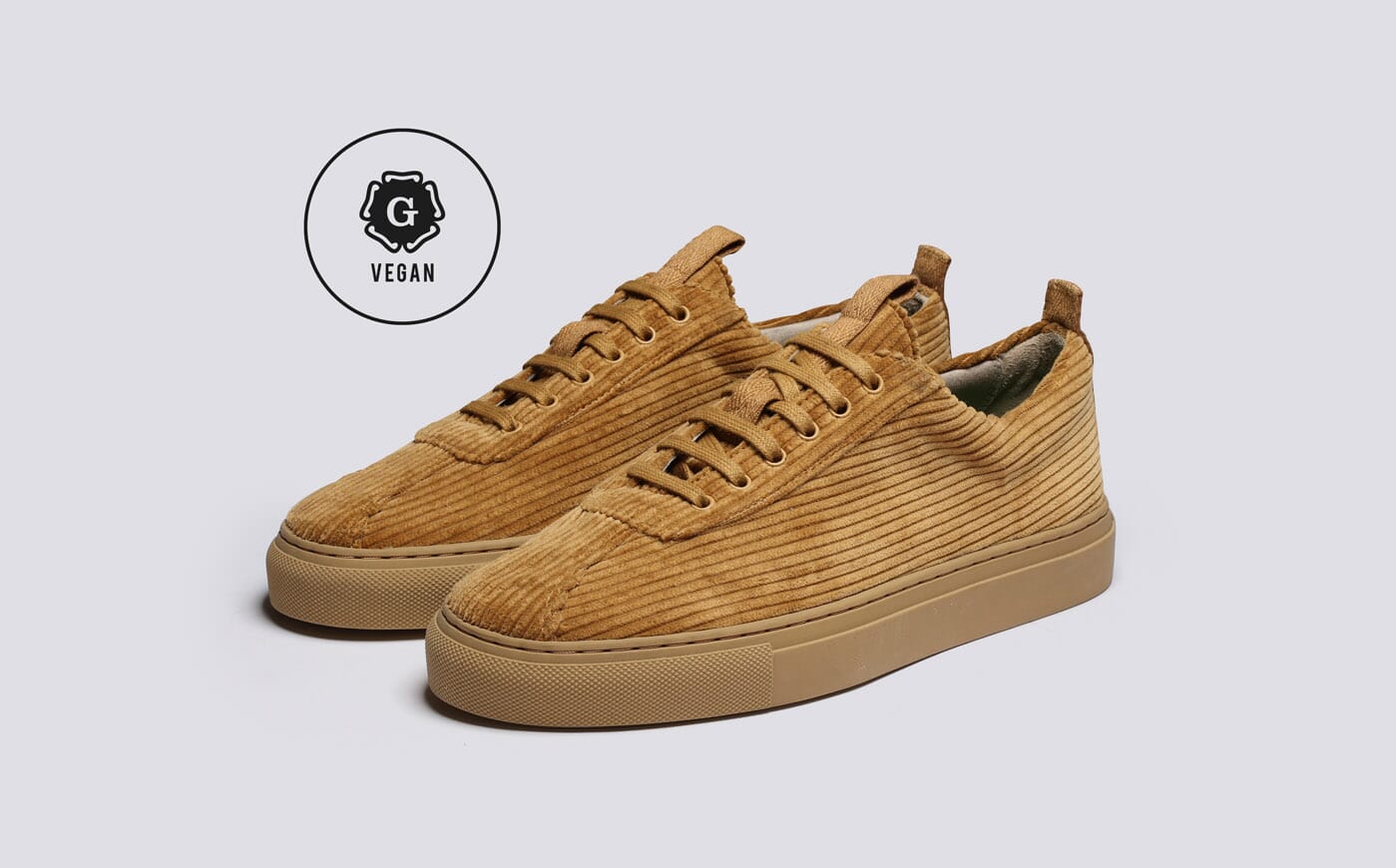 Sneaker 1 Womens Sneakers in Tan Printed Nubuck Grenson