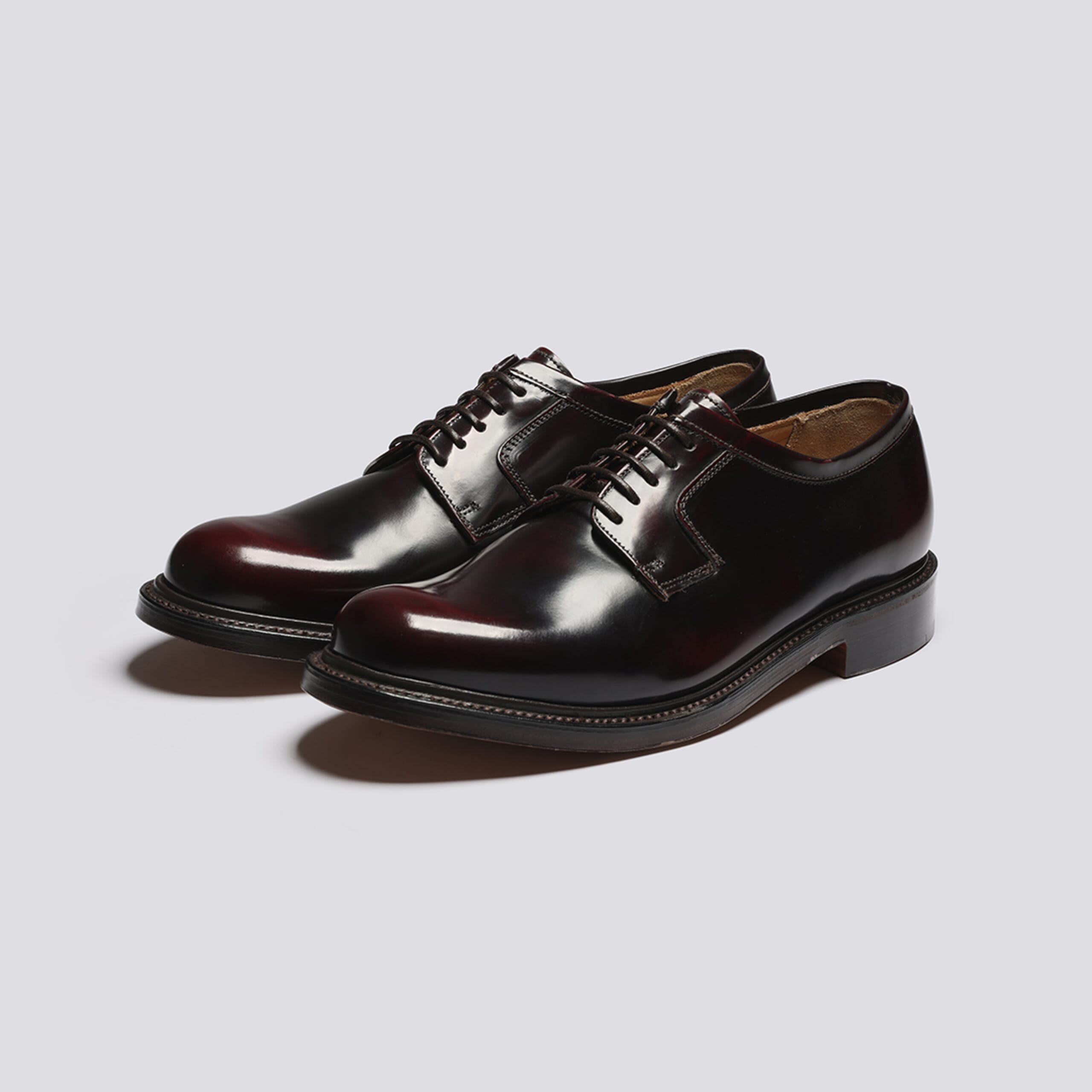 (S-2163) Bostonian Men\'s Dark Burgundy Leather Cap-Toe Derbys Size: 11 Bostonian Red Dress Shoes for Men for sale | eBay main image 3