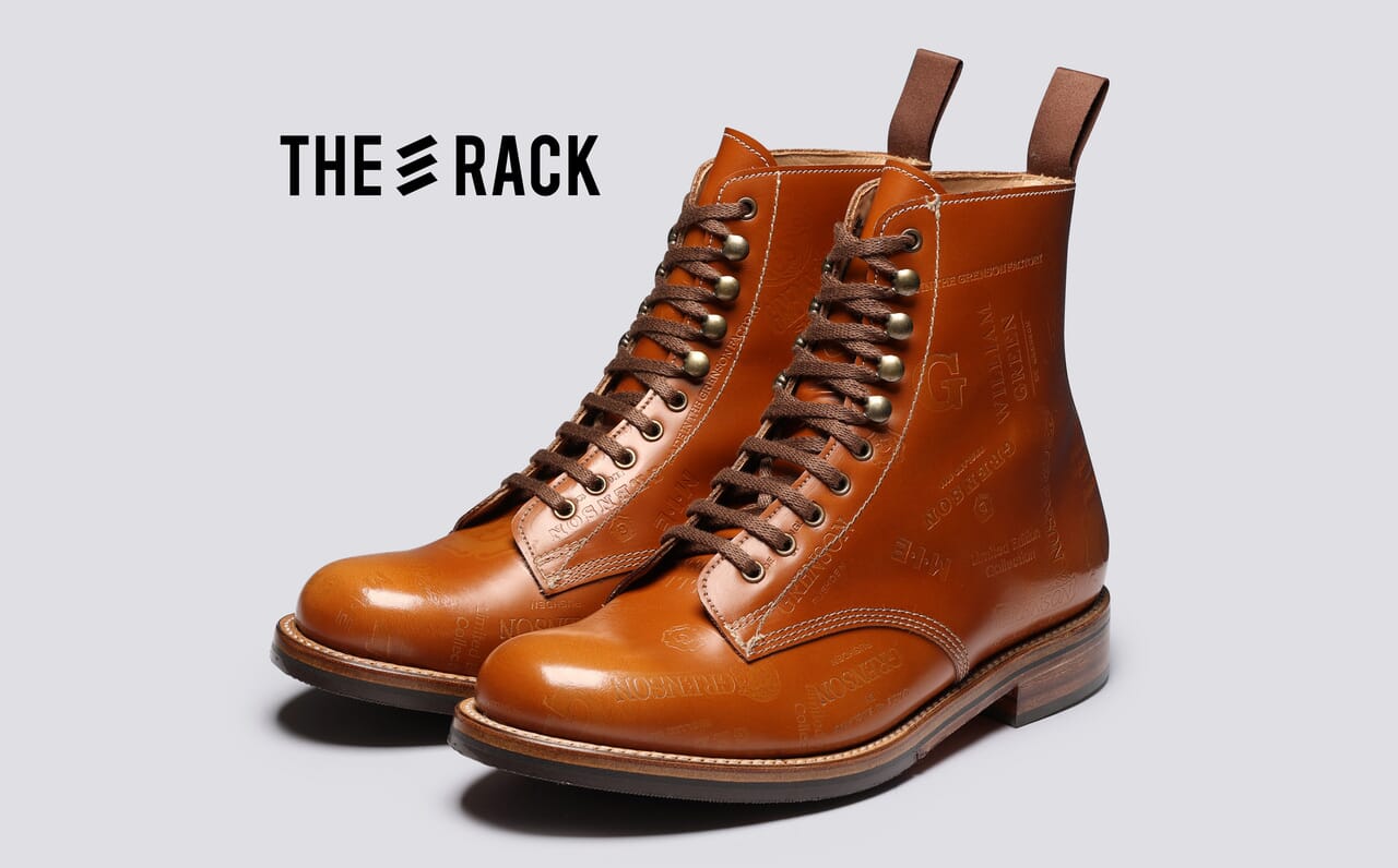 独特の上品 Rack The M20 Grenson | Leather Shine Hi in Boots Mens | 靴