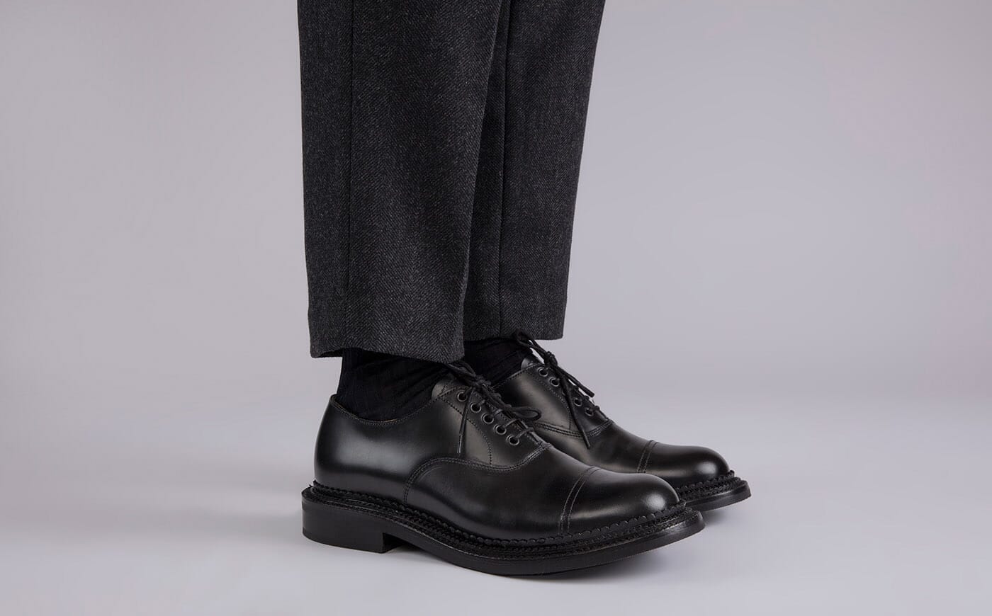 Grenson black shoes sales
