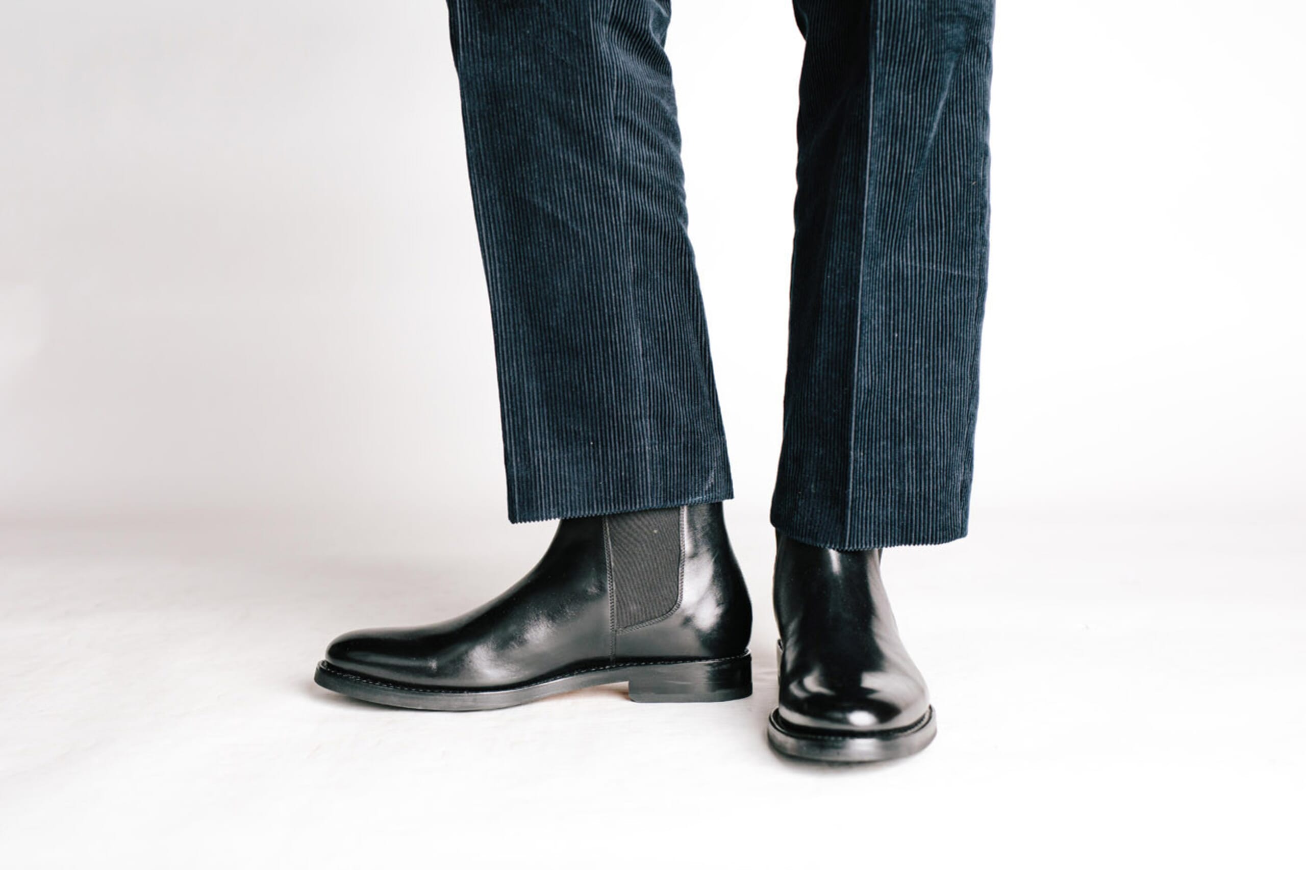 Declan | Chelsea Boots for Men in Black Calf | Grenson Shoes display picture 1