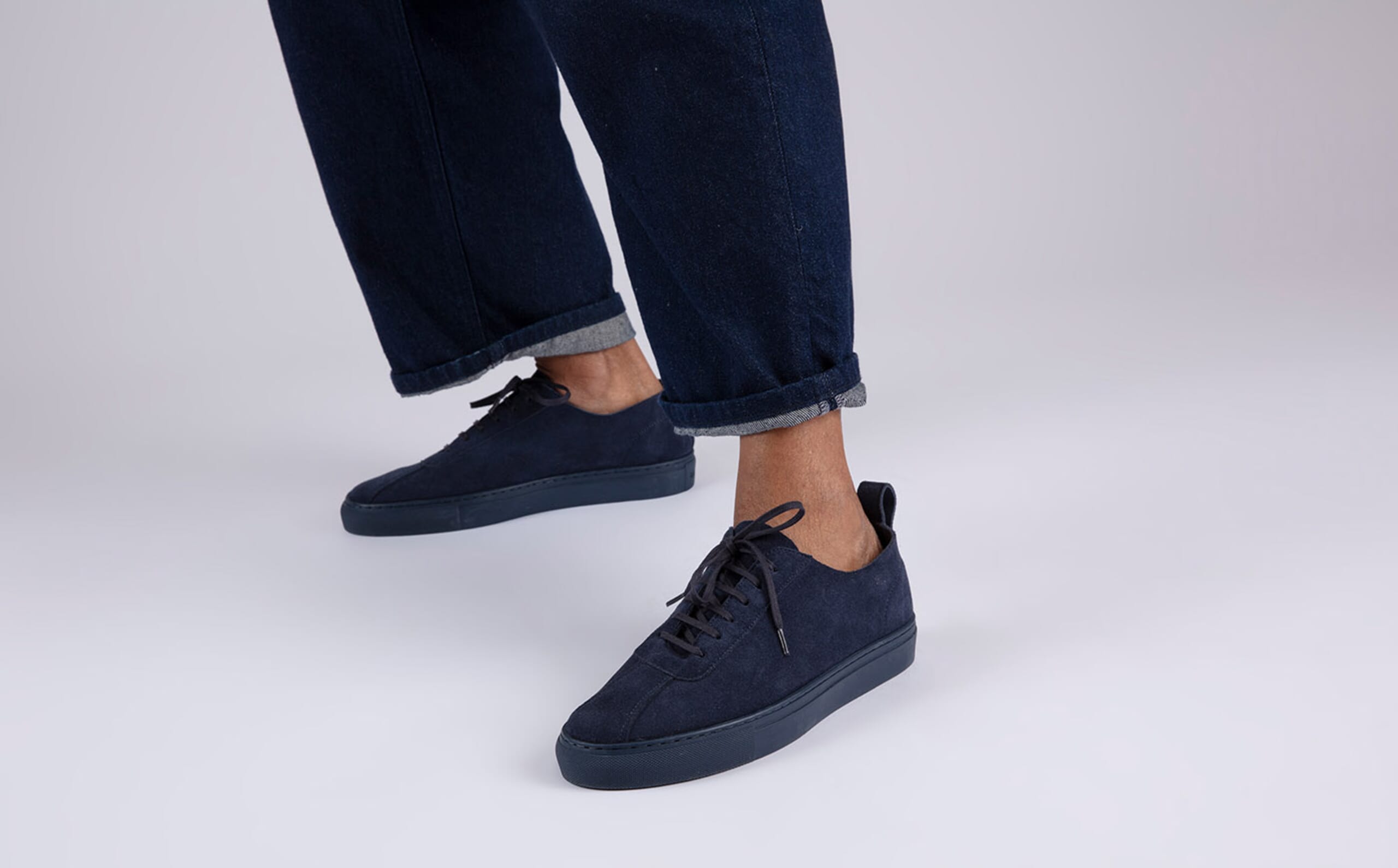 Grenson Men’s Sneaker 75 NEW Sneaker 1 | Mens Sneakers in White Calf Leather and White  main image 3