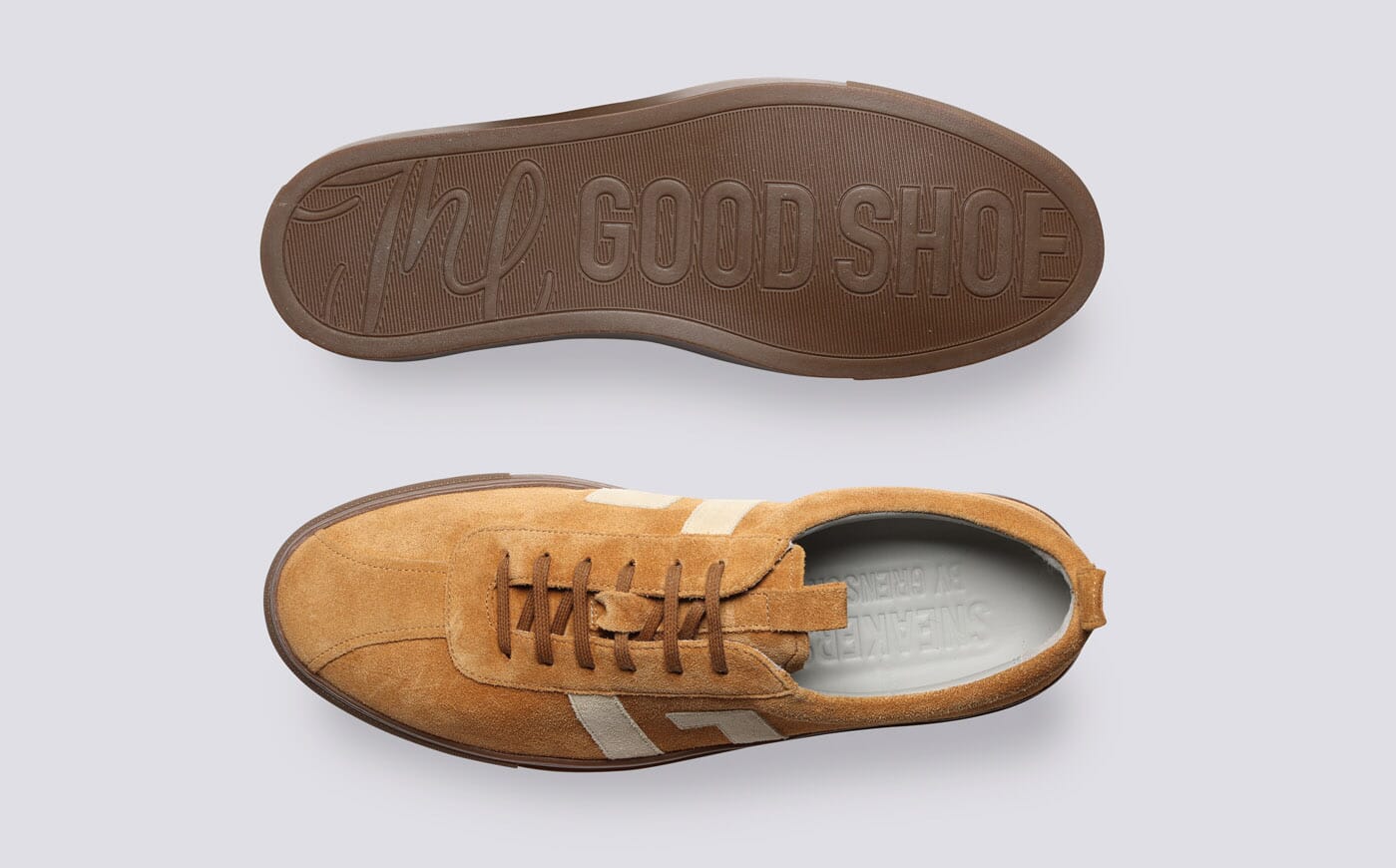 Grenson suede sneakers clearance