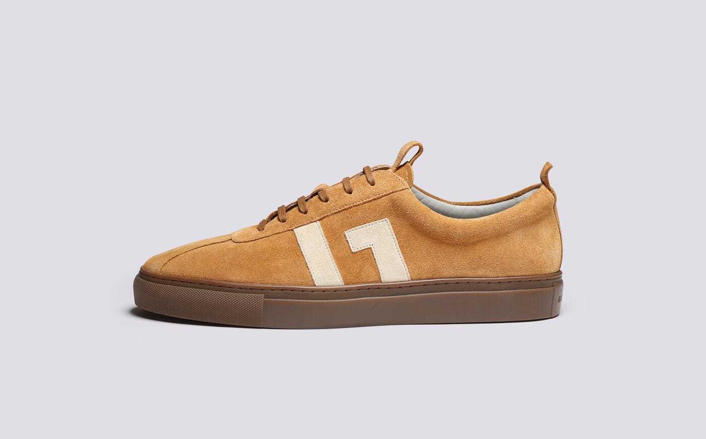 Sneaker 67 Mens Sneakers in Tan Suede Grenson