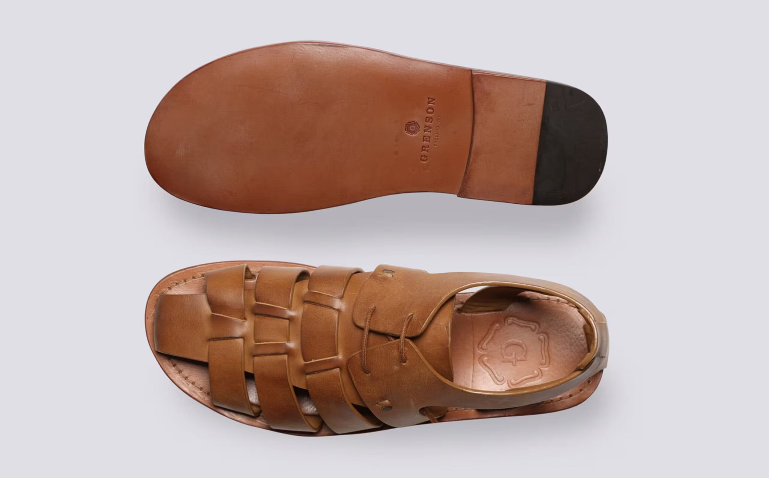 Maitland | Mens Sandals in Burnished Nubuck | Grenson