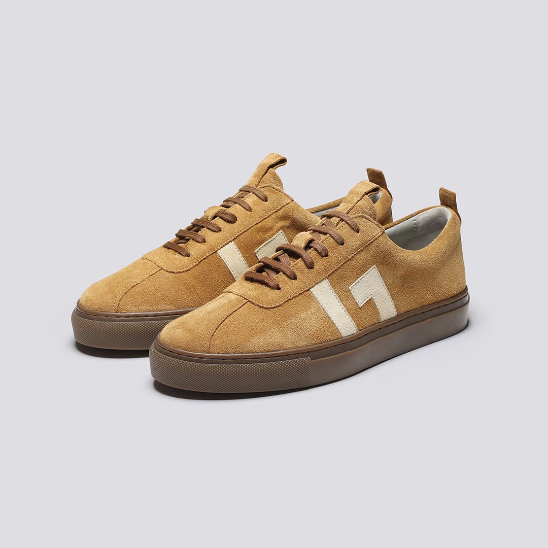 【美品】GRENSON × S/DOUBLE モカシンシューズ 27cm Sneaker 67 | Womens Sneakers in Tan Suede | Grenson