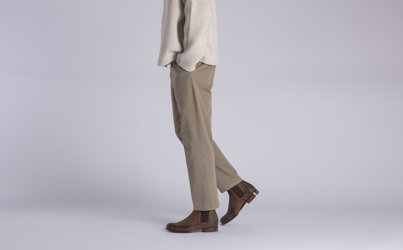 Christopher Mens Chelsea Boots in Brown Oil Suede Grenson