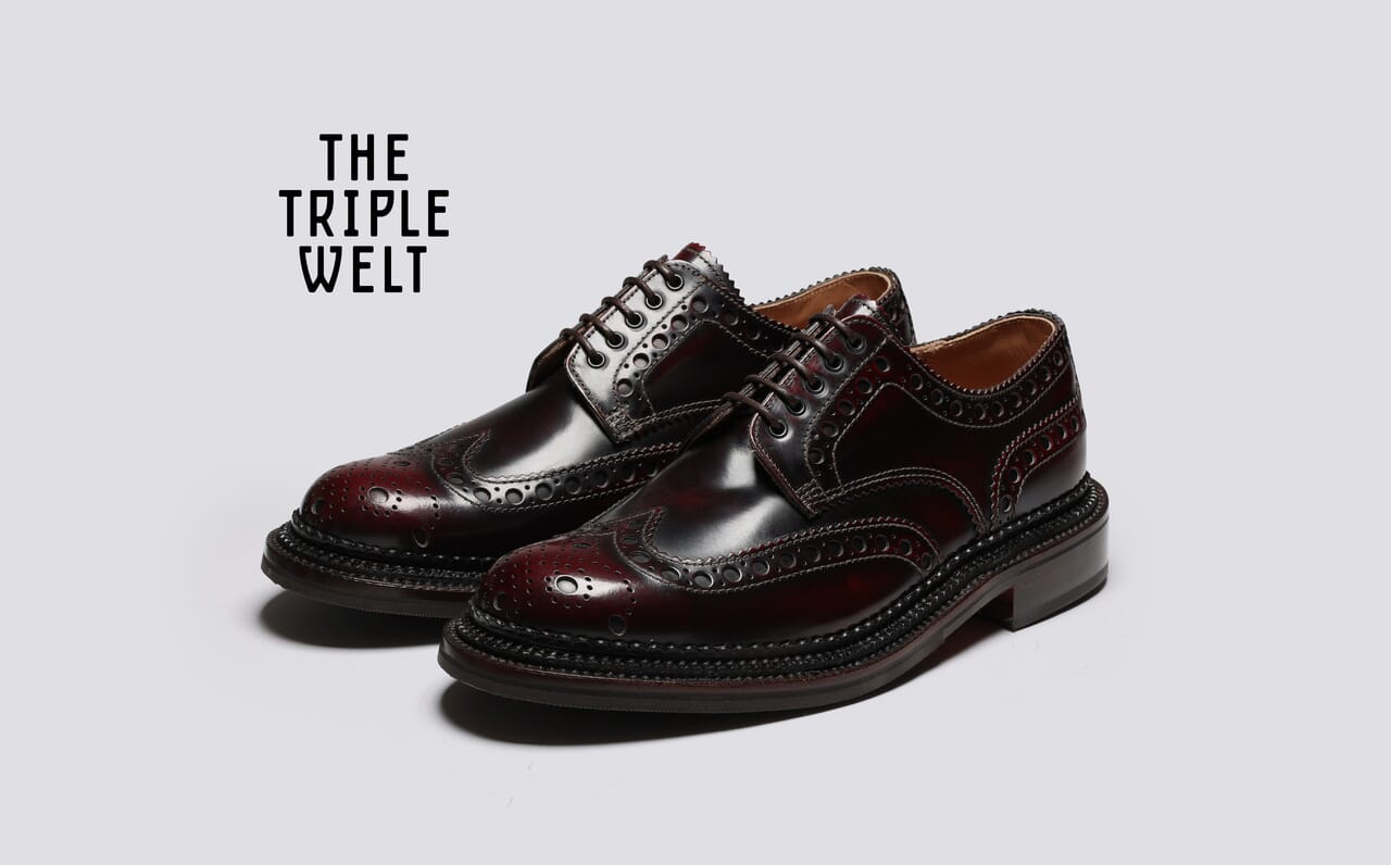 Grenson archie black brogues sale