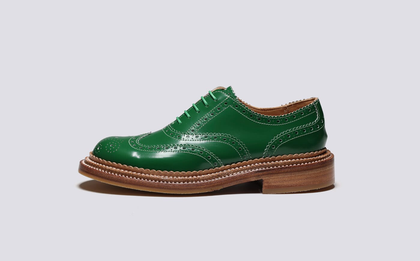 Green brogues clearance
