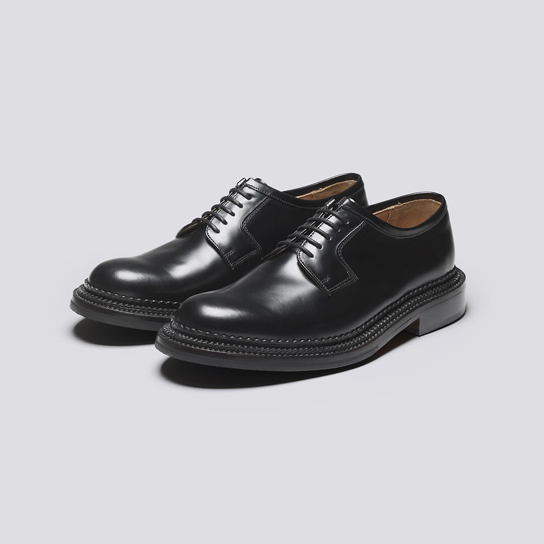 Grenson triple welt black deals