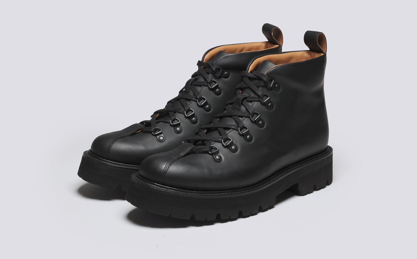 Grenson black boots discount