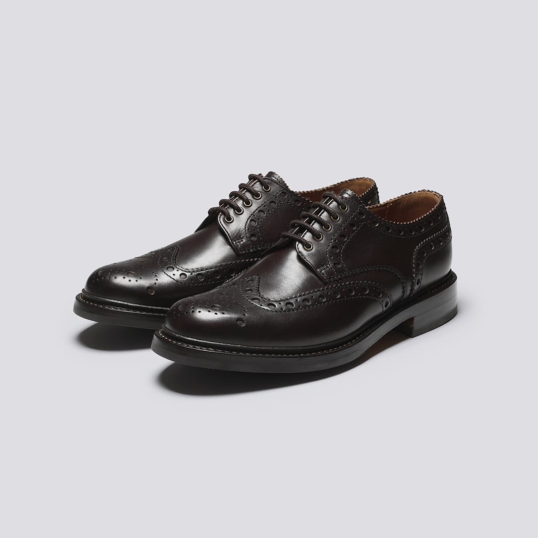 Grenson archie tan brogues sales