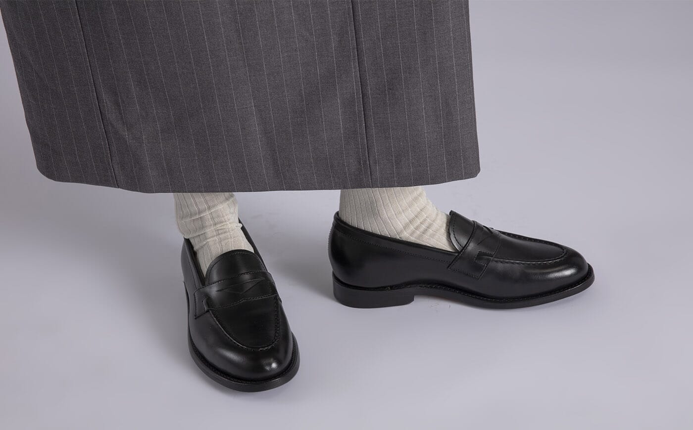 Women's grey loafers best sale