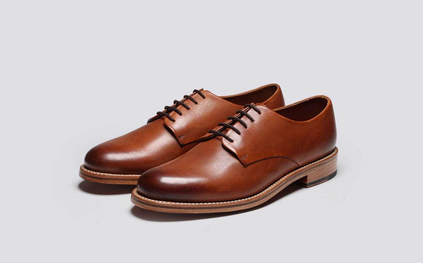 Tan derby shoes mens deals