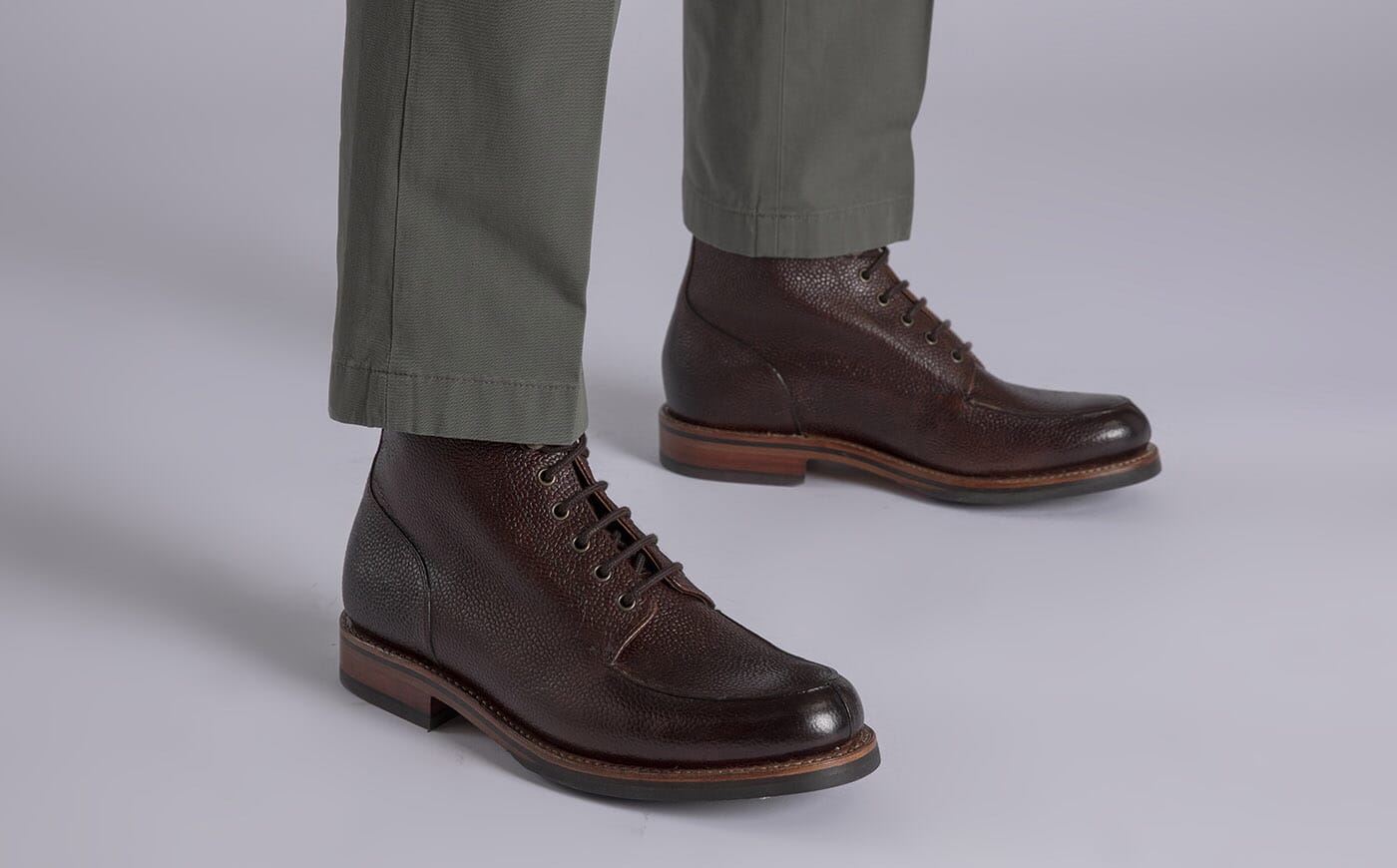 Grenson mens leather boots top