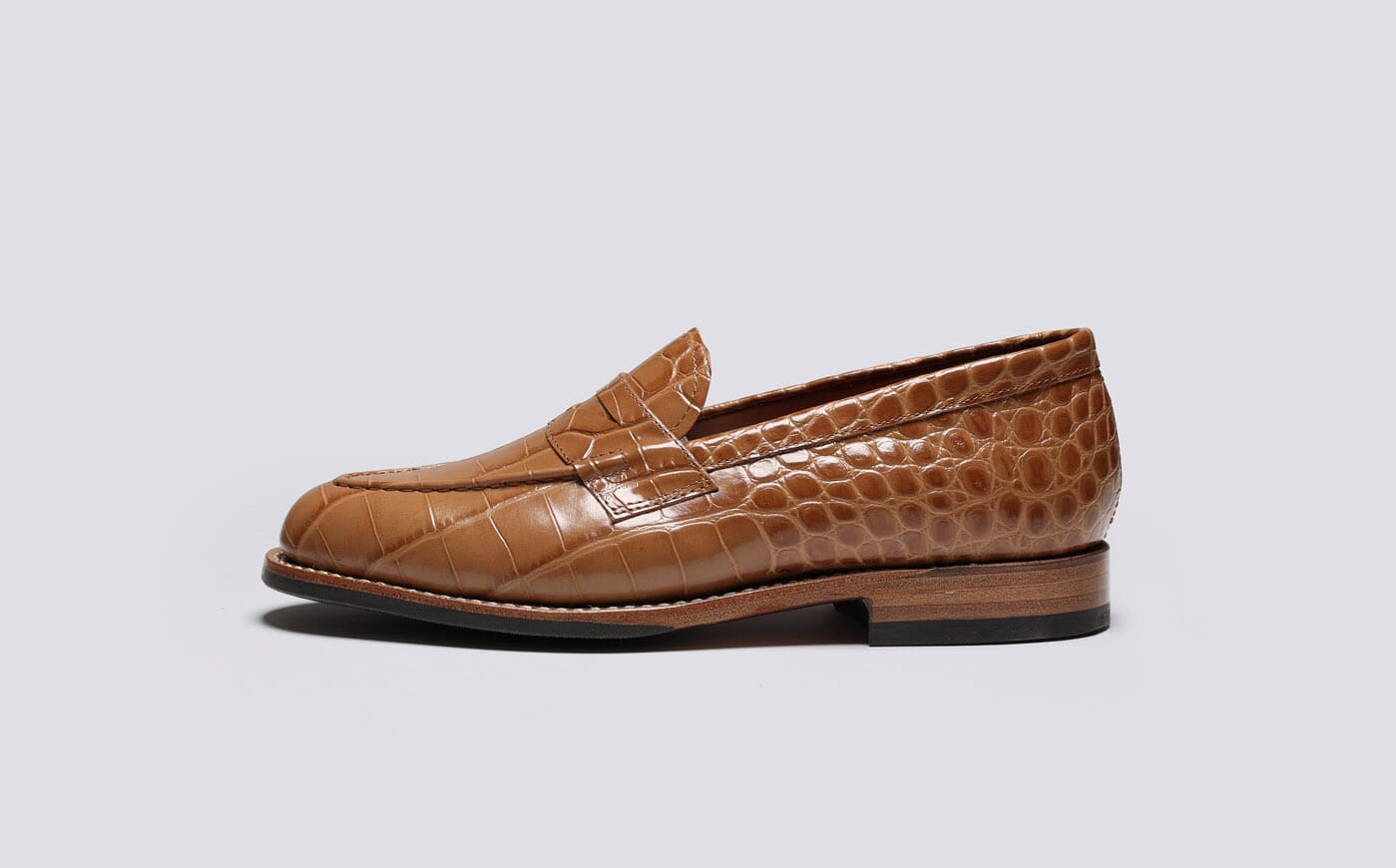 Womens alligator loafers cheap