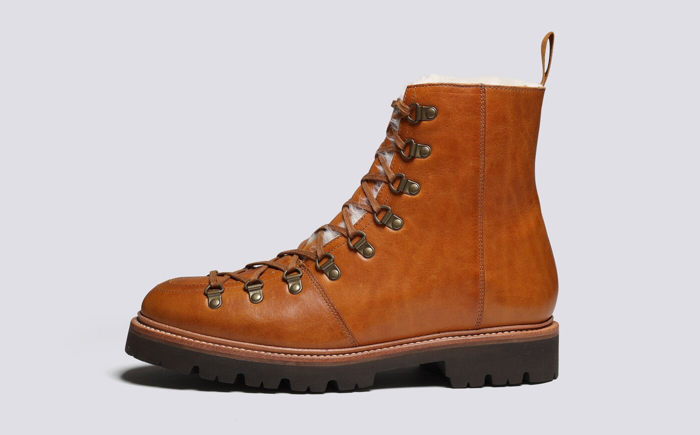 Mens tall hiking boots top