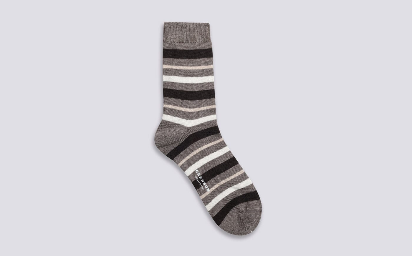 Socks Brown And Beige Stripe Socks Brown And Beige Stripe