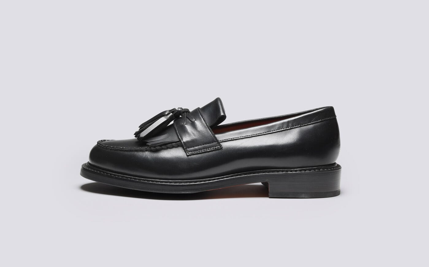 Mens loafers sale black clearance