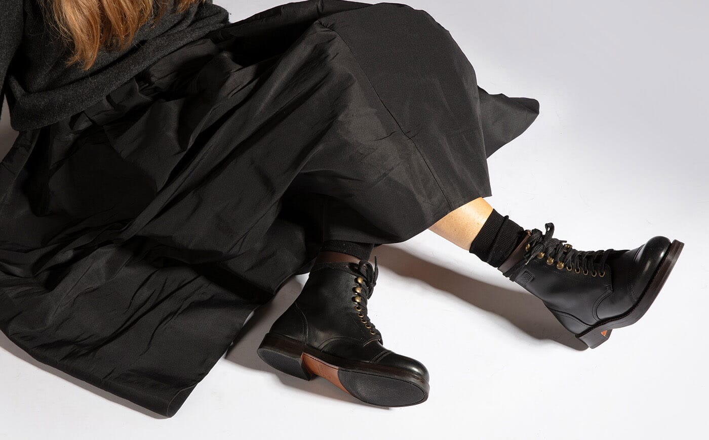 Pull on leather boots womens sale