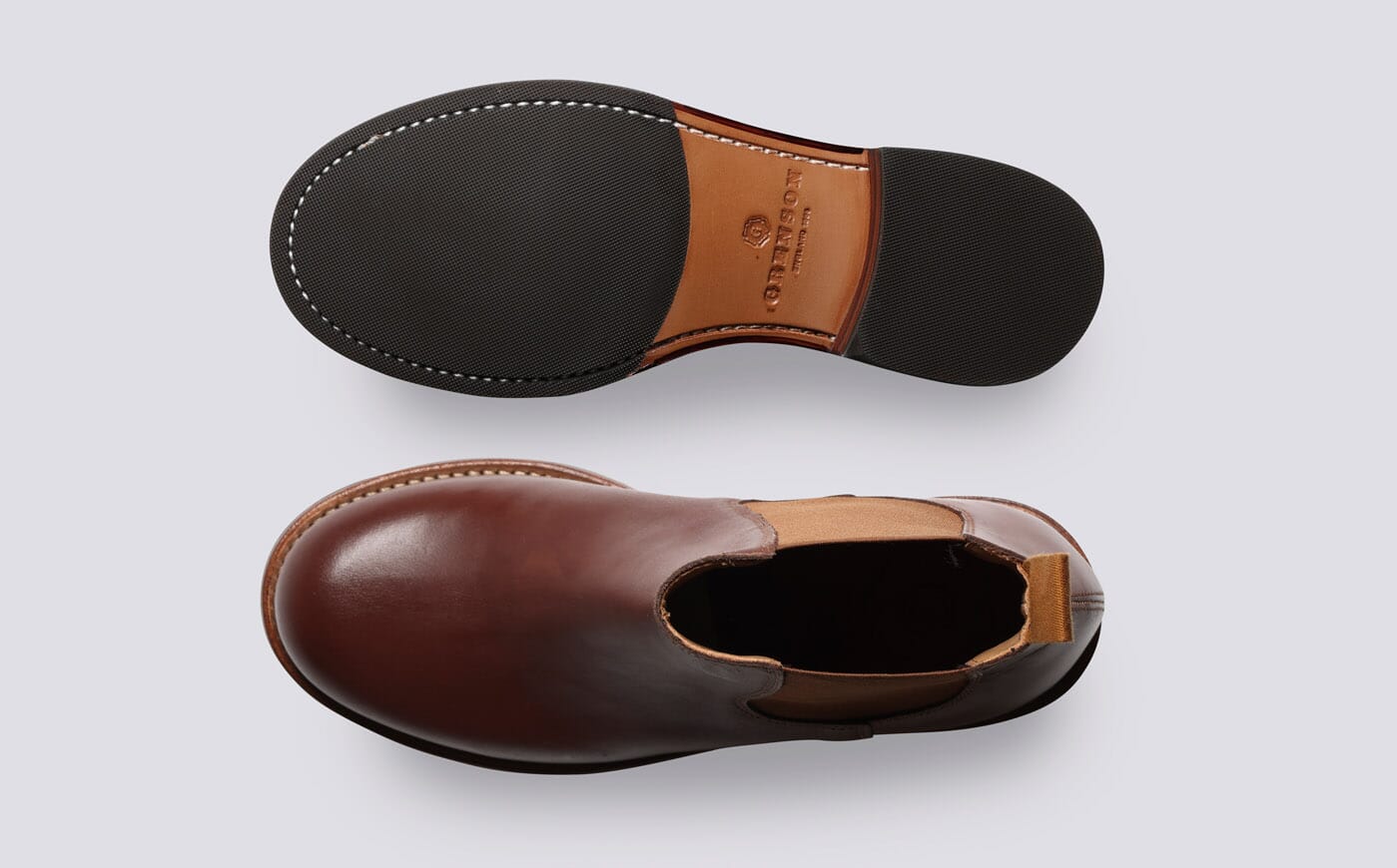 Leather sole boots womens sales