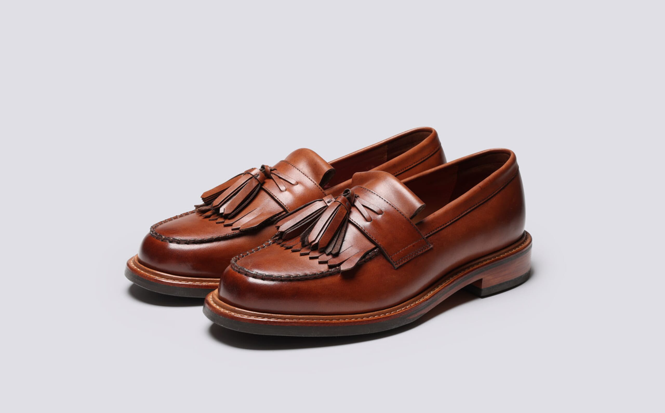 Morven | Mens Loafers in Dark Brown Leather | Grenson display picture 3