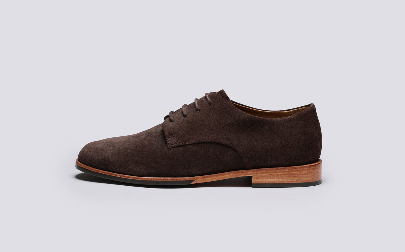EUC Size 10 Mens Toms Dark Brown Suede Derby Shoes Toms Shoes Mens Size 10 US Suede Lace Up Black casual shoe  main image 3