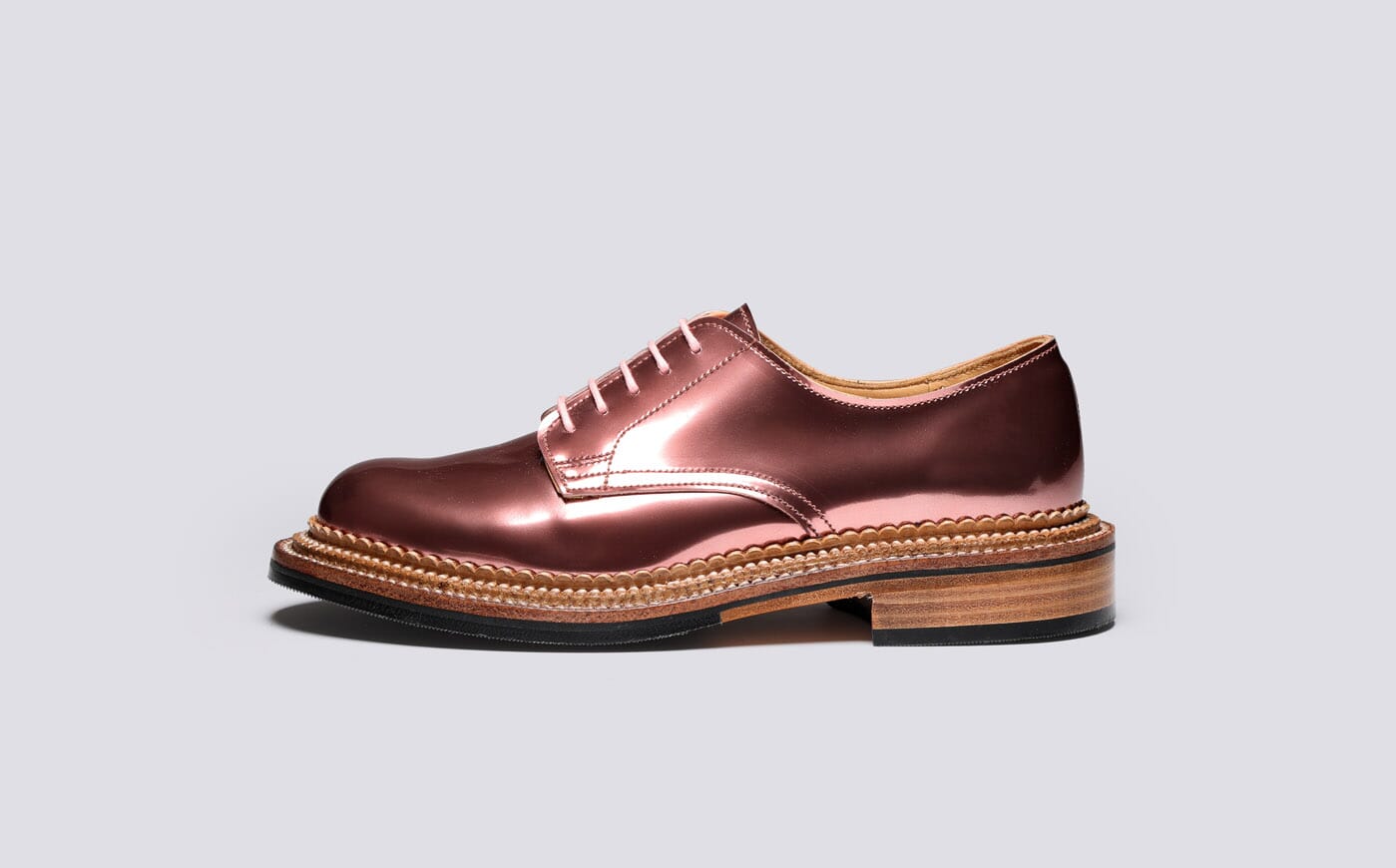 Devon | Womens Shoes in Rose Gold with Triple Welt | Grenson Devon | Womens Shoes in Rose Gold with Triple Welt | Grenson