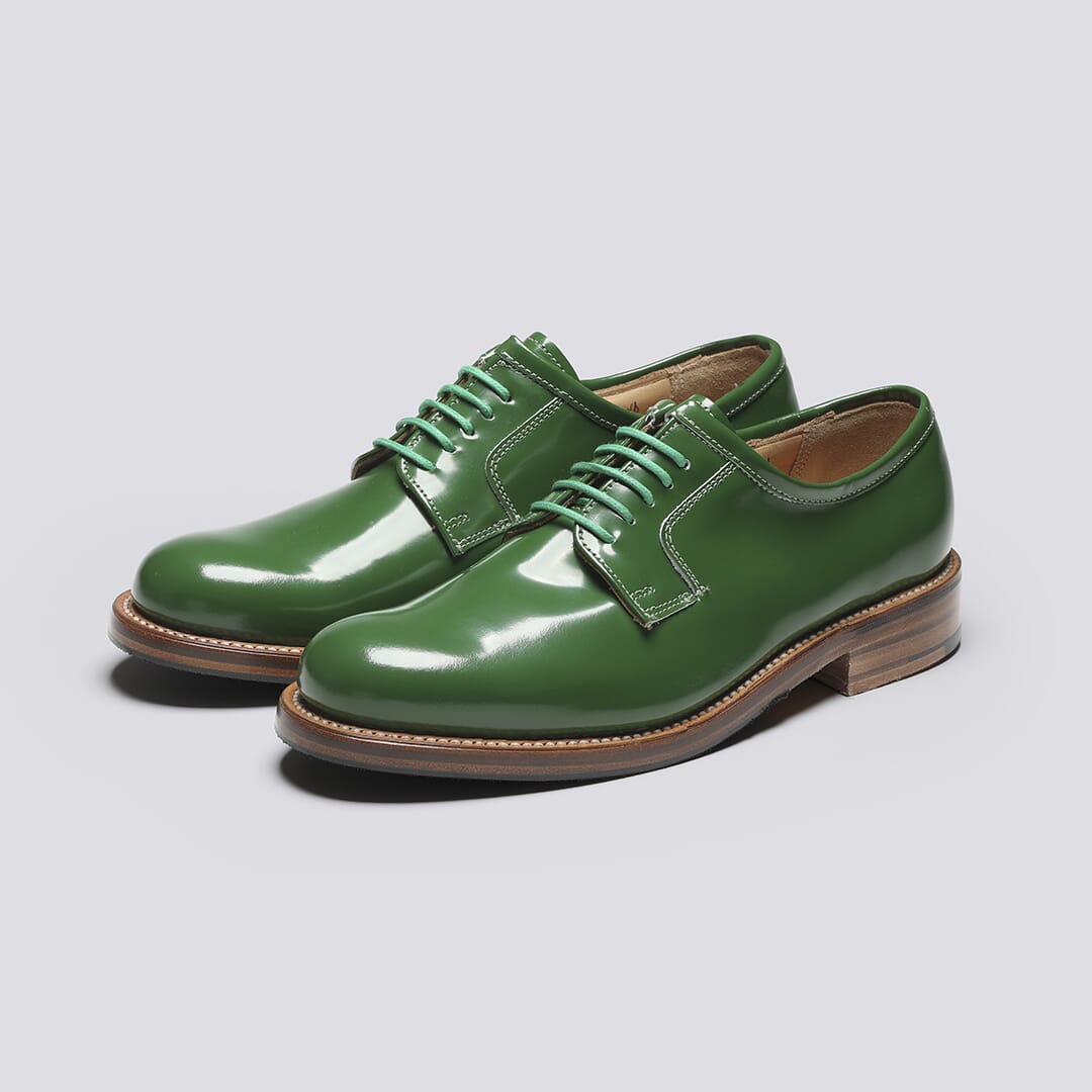 Derbies Grenson Oxford En Cuir Veau Noir - Taille 37,5 - Occasion Très Bon état Avec Boîte