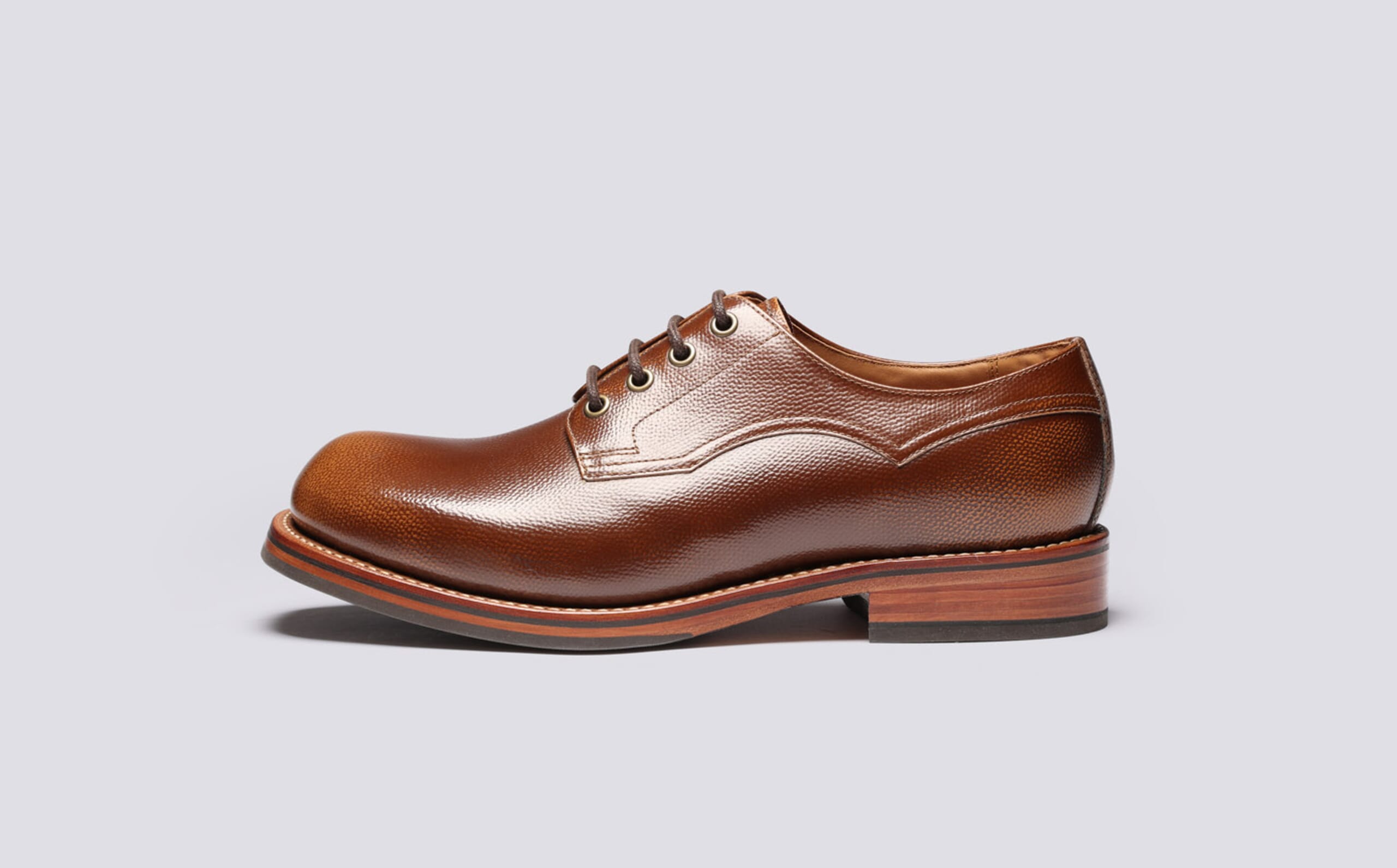 Grenson Griffith Leather Derby shoes Gardner | Mens Derby Shoes in Black Leather | Grenson main image 2