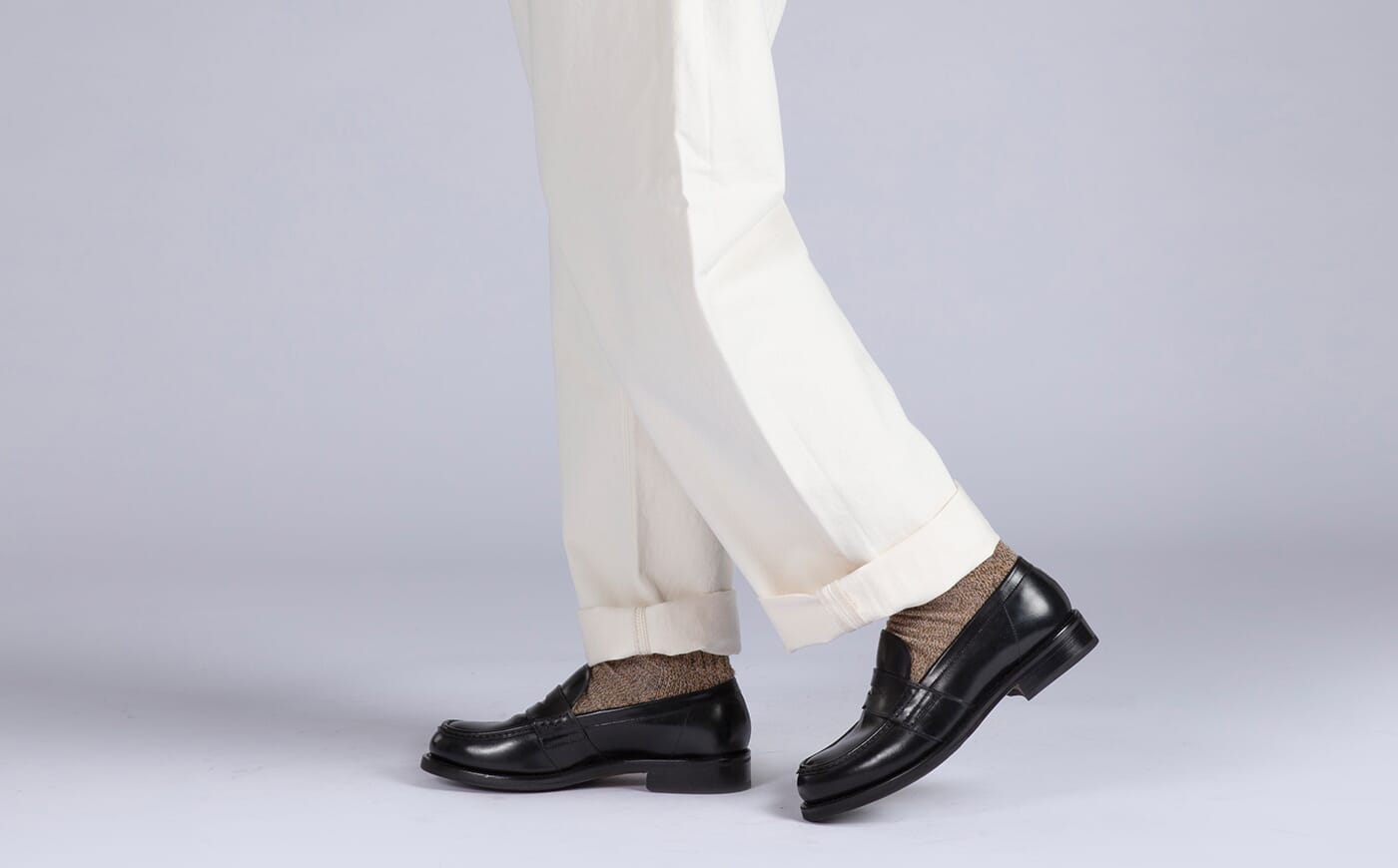 Nate | Mens Loafers in Black Leather | Grenson