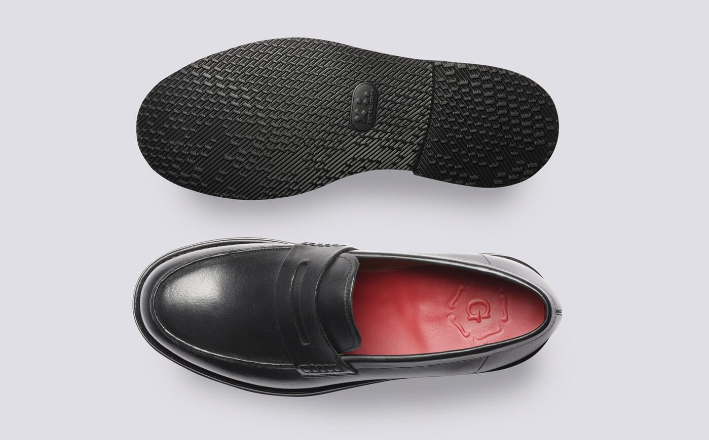 Jago | Mens Loafers in Black Pull Up Leather | Grenson